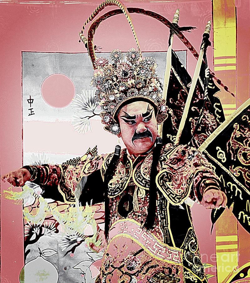 Historical Chinese Warrior Digital Art by Ian Gledhill