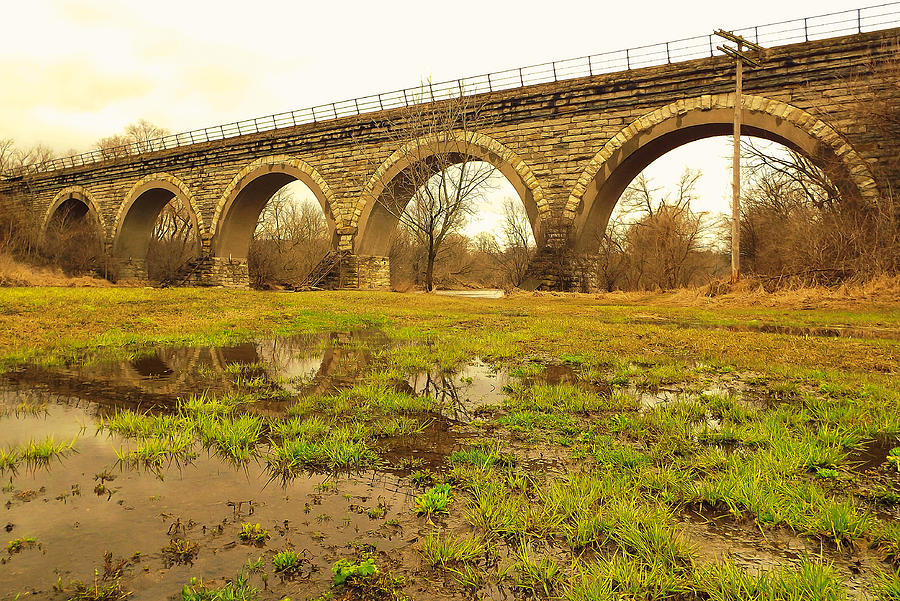 Historical Five Arch Bridge  Photograph by Viviana  Nadowski
