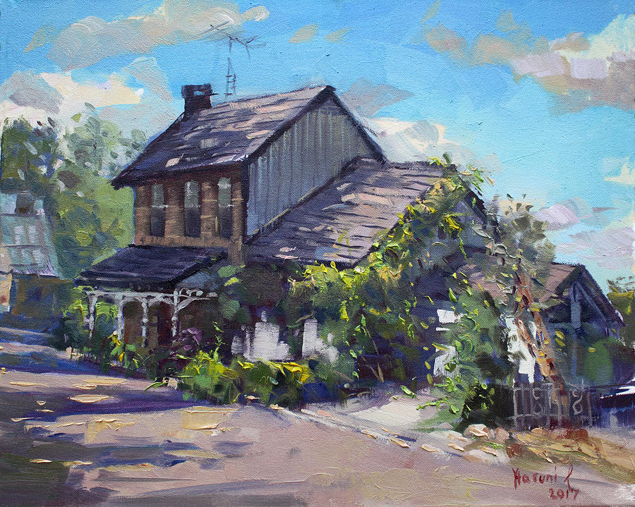 Georgetown University Painting - Historical House Ontario by Ylli Haruni