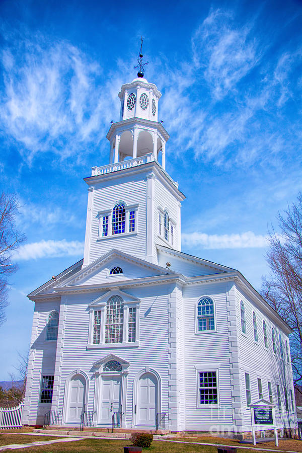 Historical Old First Church Photograph by Elizabeth Dow