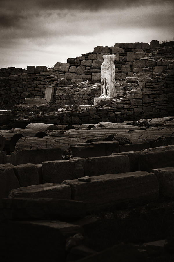 Historical Ruins in Delos Photograph by Songquan Deng