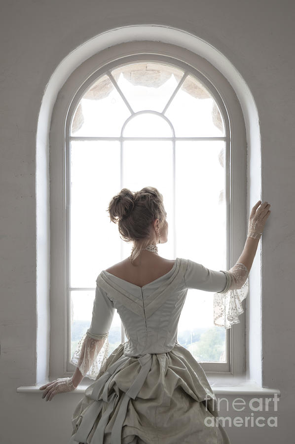 Historical Woman At The Window Photograph by Lee Avison