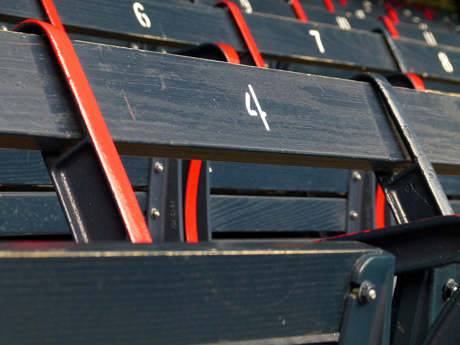 Historical Wood Seating at Boston Fenway Park Photograph by Juergen Roth