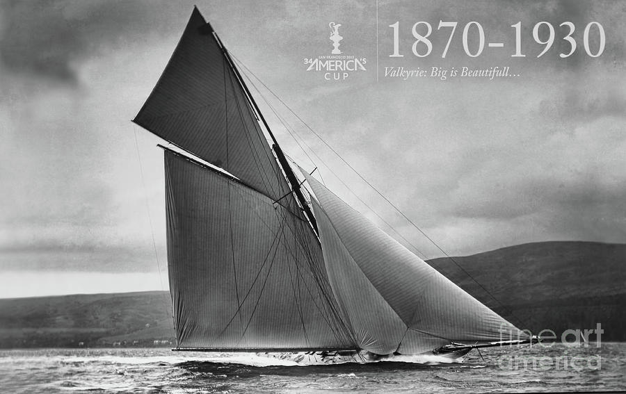 History 1870 -1930 Americas Cup Photograph by Chuck Kuhn