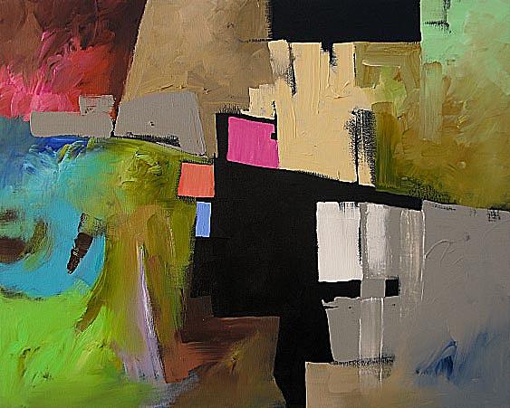 Abstract Painting - History Of The World by Linda Monfort