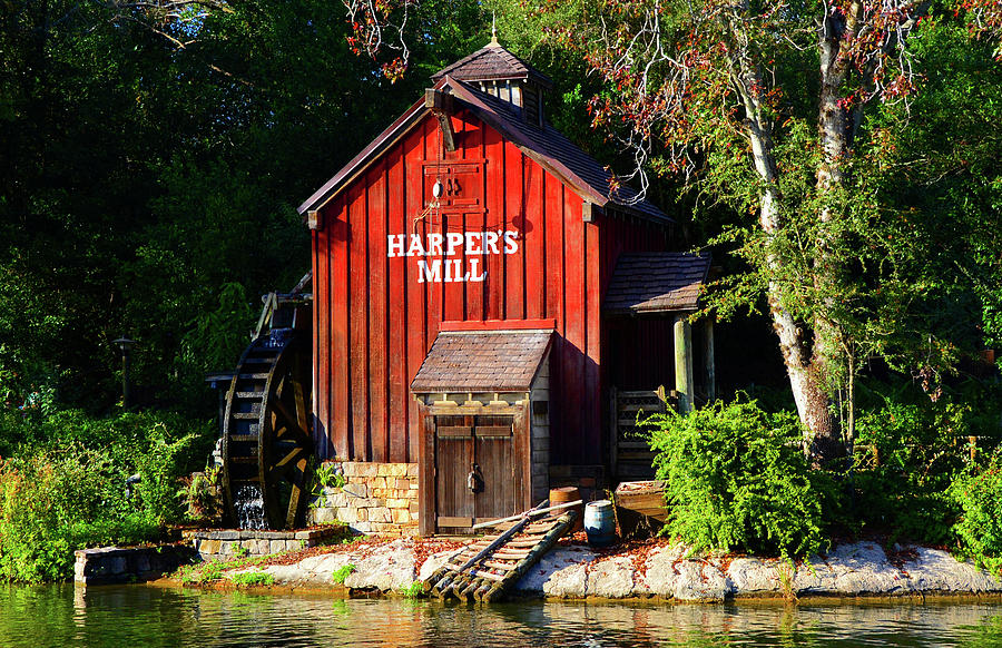 Harpers Mill Disney Photograph by David Lee Thompson
