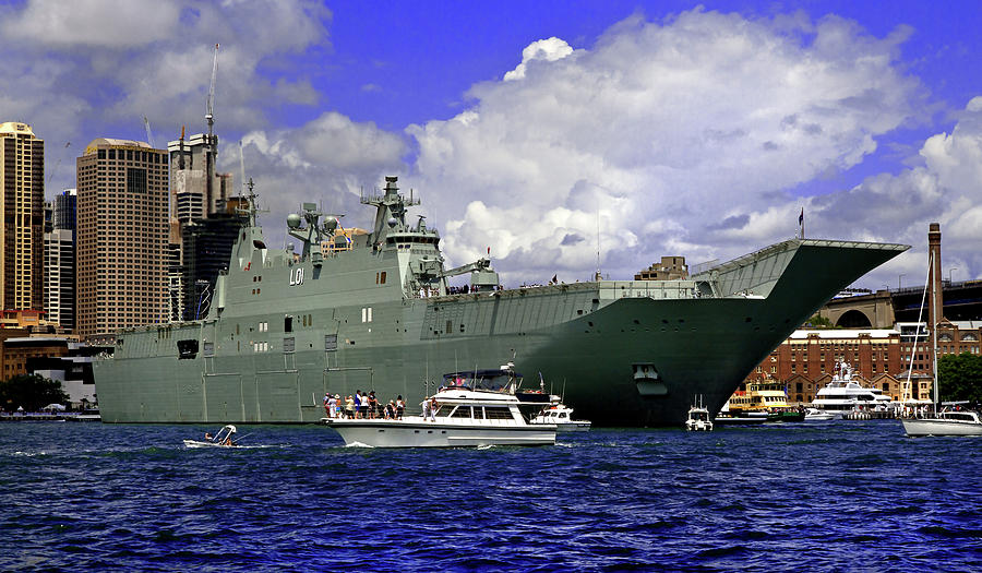 Hmas Adelaide Photograph - HMAS Adelaide III by Miroslava Jurcik