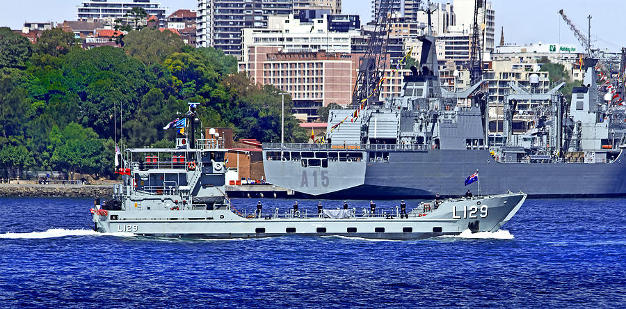 Ii Photograph - HMAS Tarakan II  L129 by Miroslava Jurcik