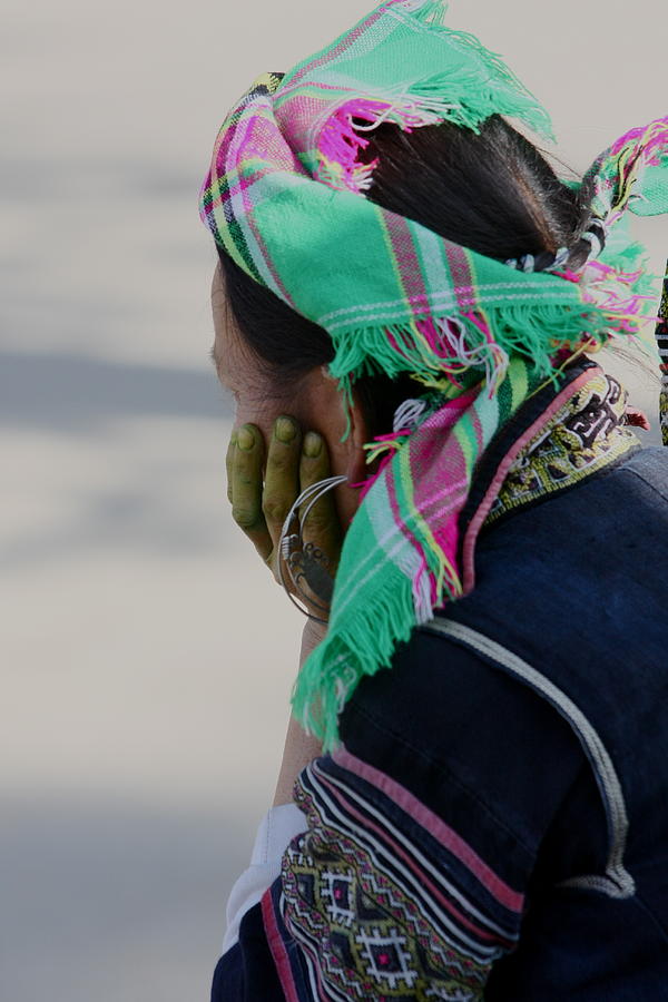 Hmong Photograph - Hmong Lady by Hieu  Tran