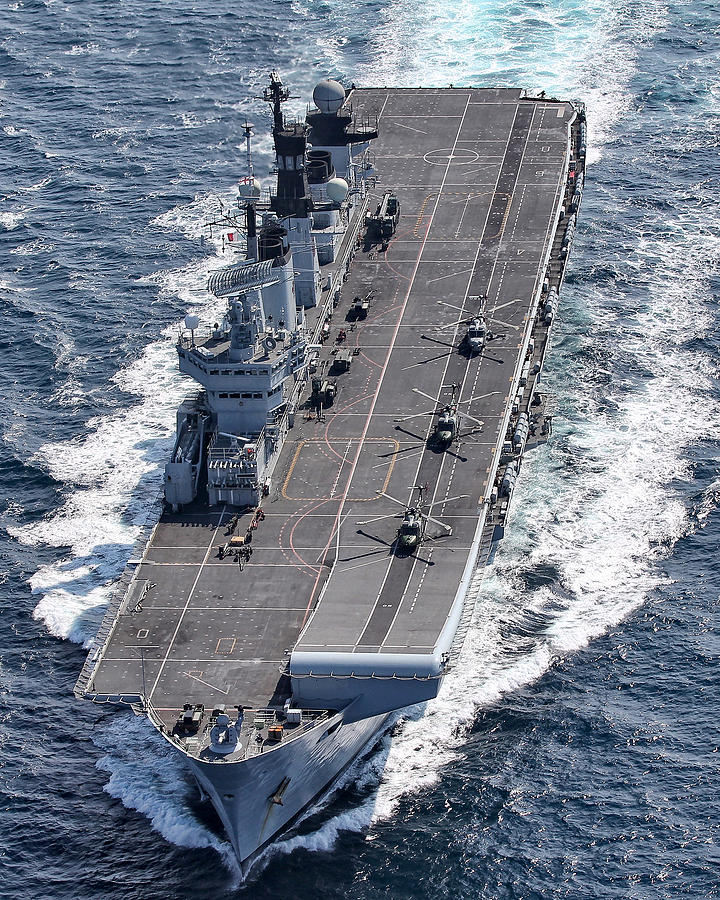 HMS Illustrious Photograph by Roy Pedersen