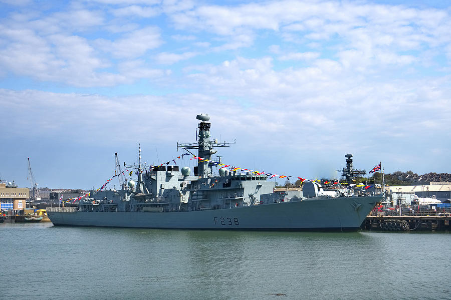 HMS Northumberland Photograph by Chris Day
