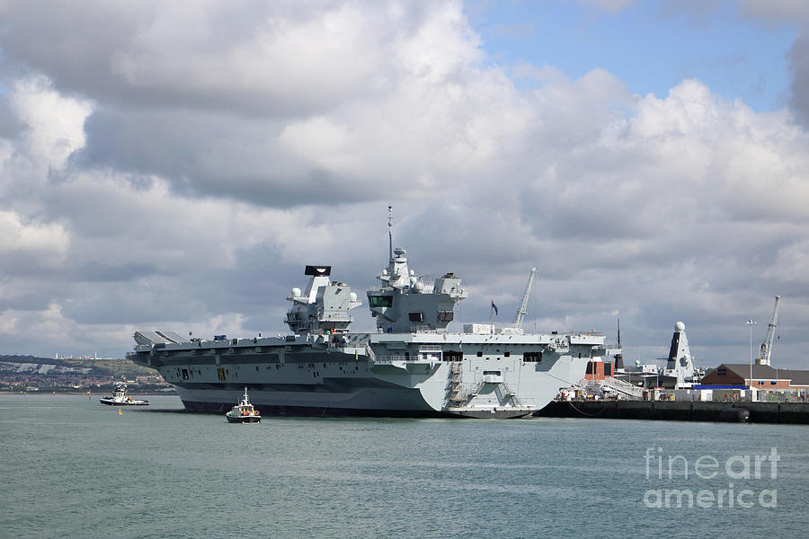 HMS Queen Elizabeth II Photograph by Julia Gavin