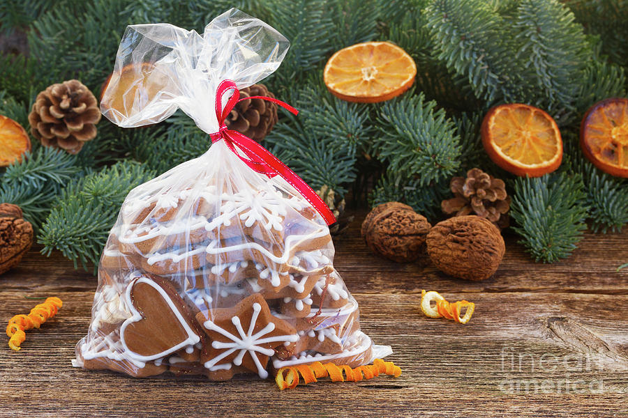 Hnadmade  Cookies for Christmas Photograph by Anastasy Yarmolovich