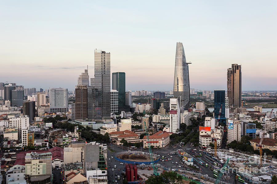 Ho Chi Minh City skyline Photograph by Didier Marti