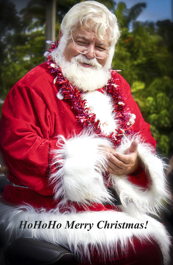 Ho Ho Ho Merry Christmas from Santa Photograph by Venetia Featherstone-Witty