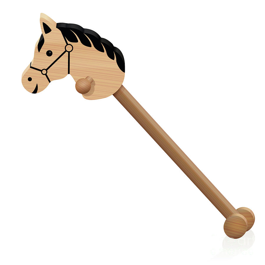 Hobby Horse Wooden Childs Toy Digital 