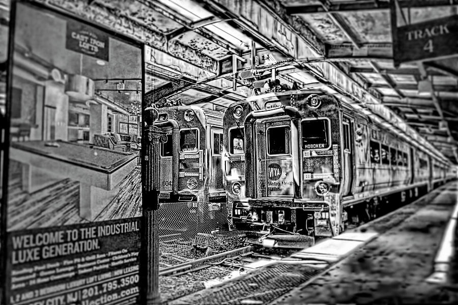 Transportation Photograph - Hoboken New Jersey Terminal by Geraldine Scull