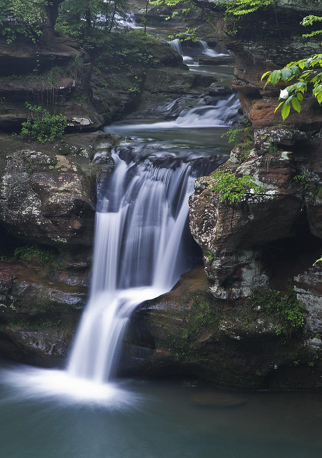 Hocking Hills Waterfall Photograph by Rick Hartigan