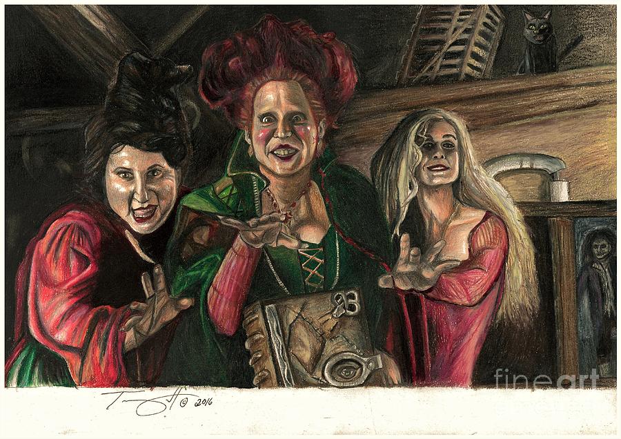 Hocus Pocus Drawing by Tony Orcutt.
