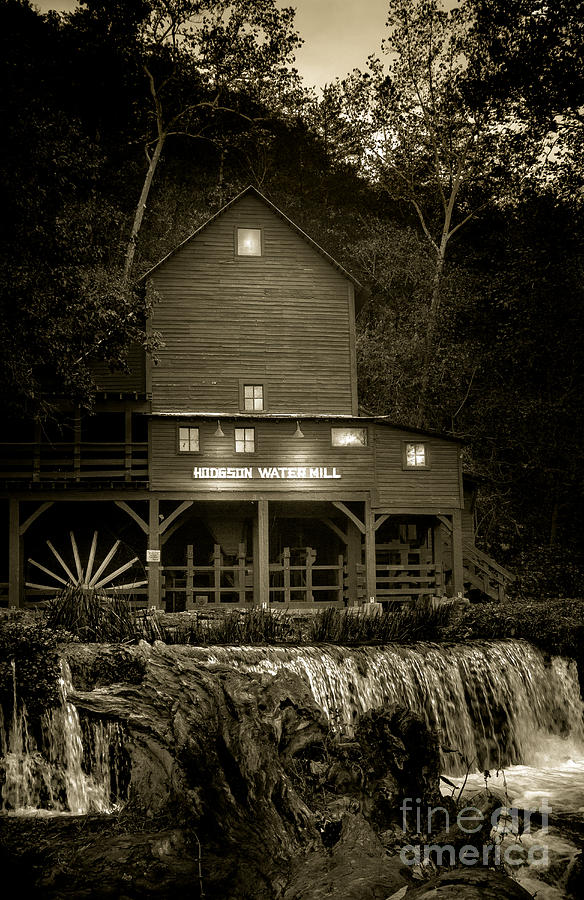 Tree Photograph - Hodgson Gristmill by Robert Frederick