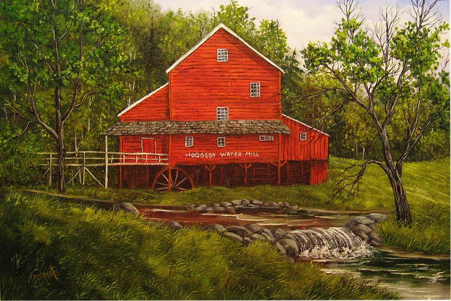 Hodgson Water Mill Painting by Marveta Foutch - Fine Art America