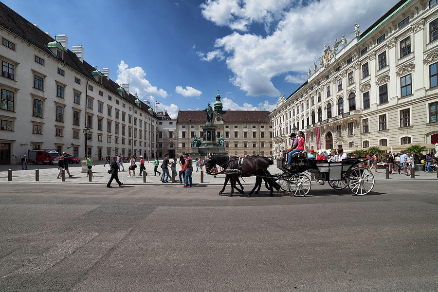 Hofburg Imperial Palace Inner Courtyard in Vienna Photograph by Artur Bogacki