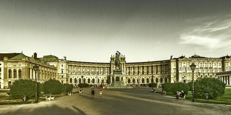 Hofburg Palace - Front view Photograph by Roberto Pagani