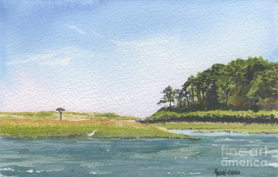 Hog Island Creek Painting by Heidi Gallo