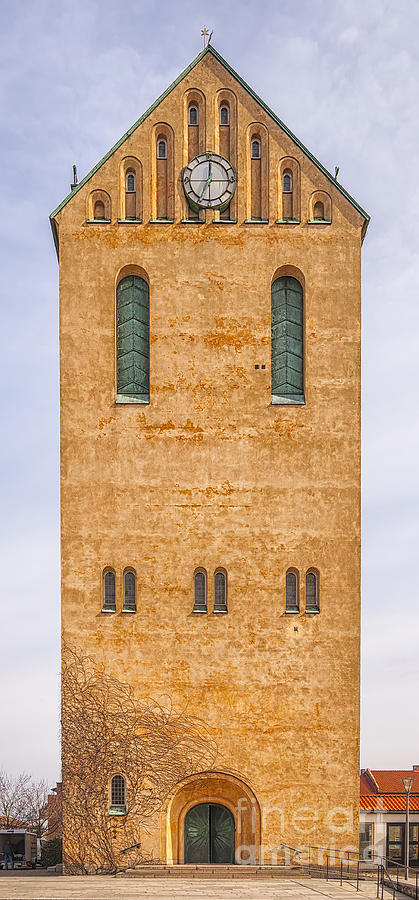 Architecture Photograph - Hoganas Church by Antony McAulay
