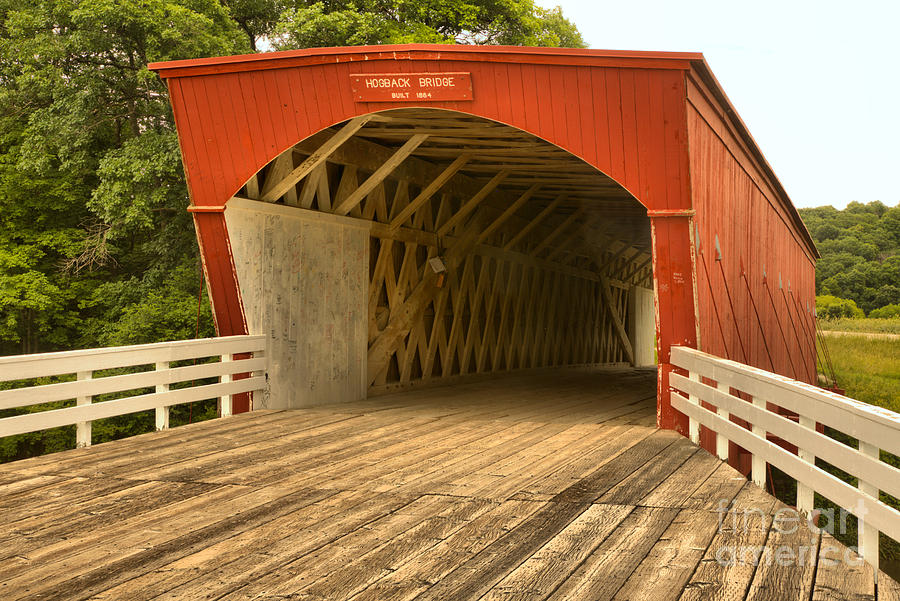 Hogback Covered Bridge Photograph by Adam Jewell