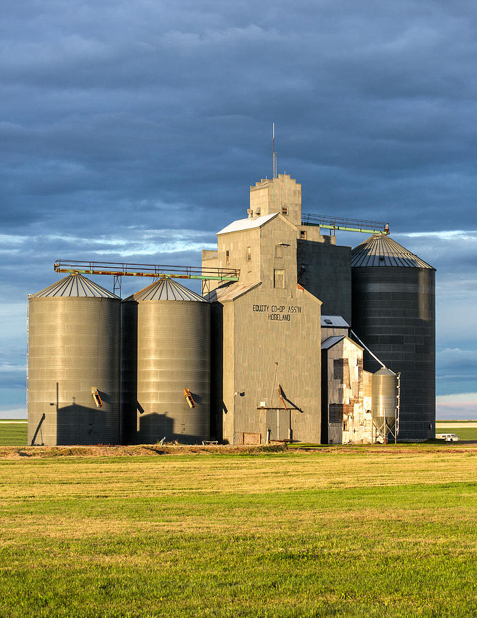 Hogeland Grain Elevator Photograph by Todd Klassy