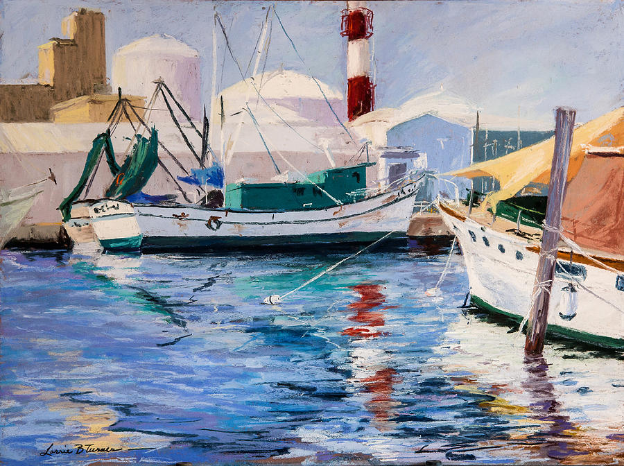 Hogfish Marina Painting by Lorrie Turner - Fine Art America