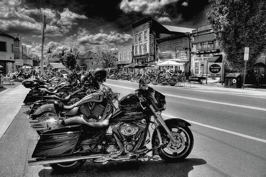 Hogs on Main Street Photograph by David Patterson