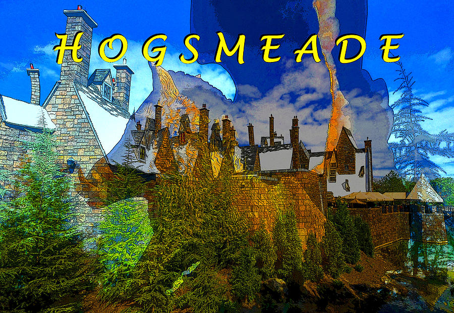 Hogsmeade poster A Digital Art by David Lee Thompson
