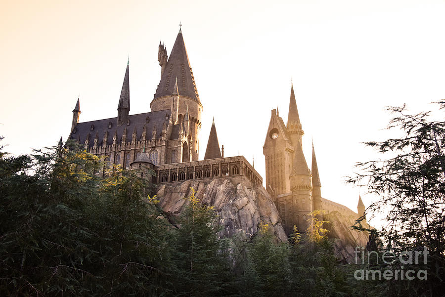 Harry Potter Photograph - Hogwarts Dusk by Rebecca Parker