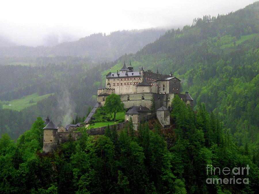 Hohenwerfen Castle Photograph by Sheila Ping