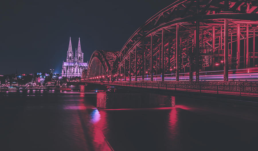 Hohenzollern Bridge, Cologne Photograph by Mountain Dreams