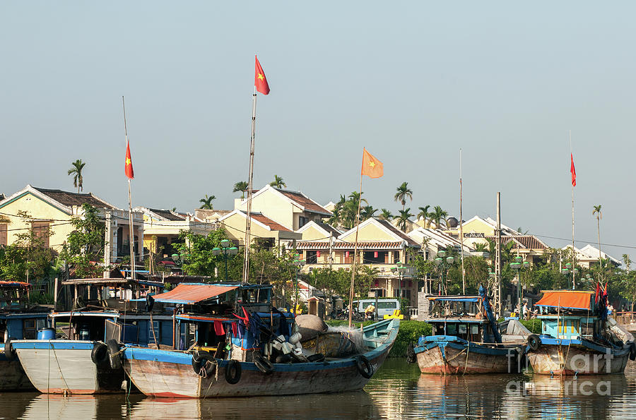 Hoi An Fishing Boats 09 Photograph by Rick Piper Photography
