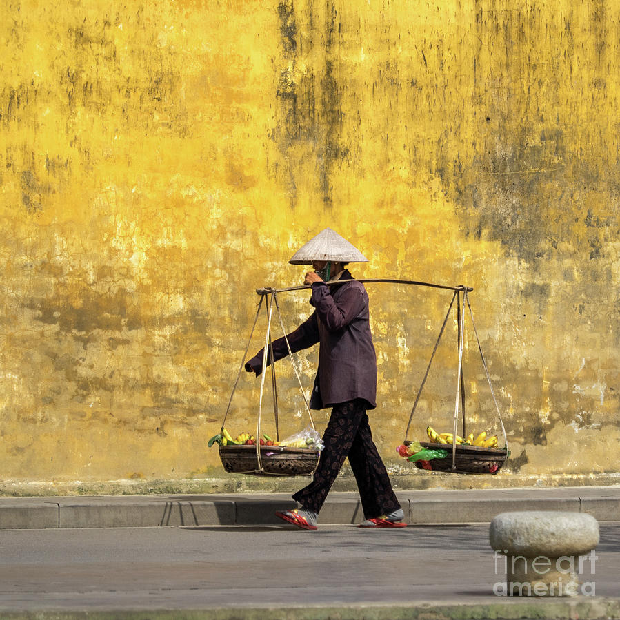 Hoi An Tan Ky Wall Hawker 06 Photograph by Rick Piper Photography