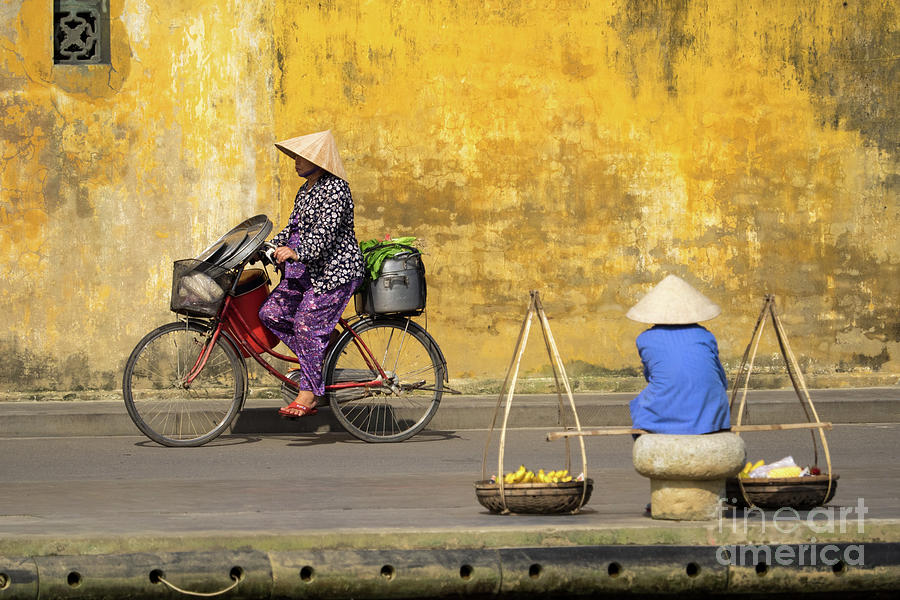 Hoi An Tan Ky Wall Hawker 09 Photograph by Rick Piper Photography