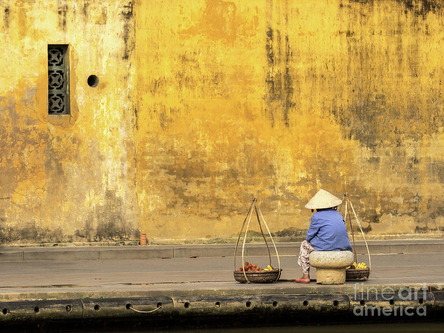 Hoi An Tan Ky Wall Hawker 16 Photograph by Rick Piper Photography