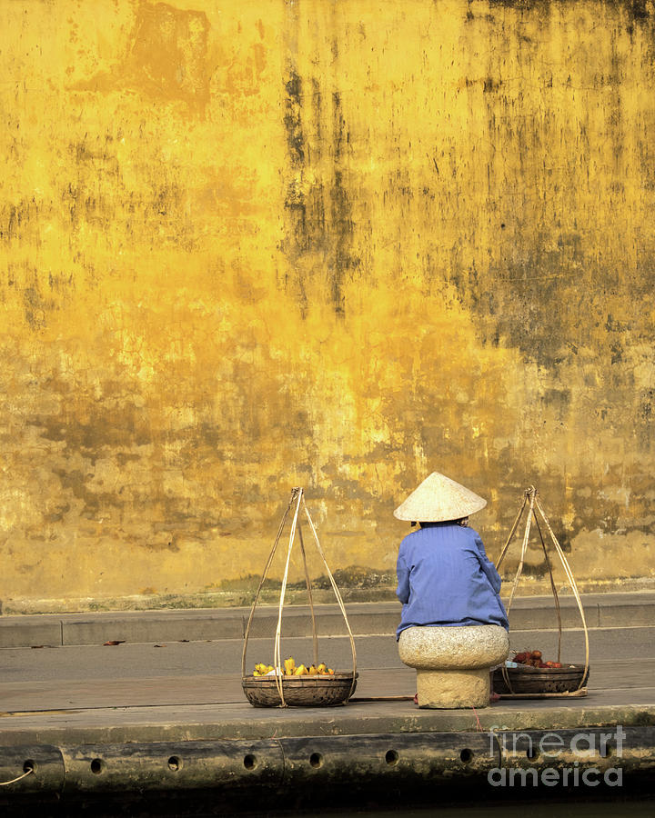 Hoi An Tan Ky Wall Hawker 18 Photograph by Rick Piper Photography