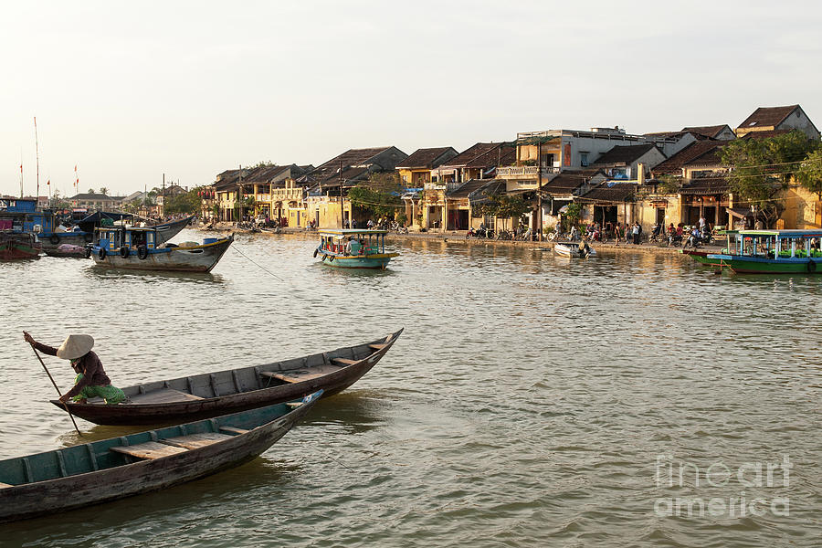 Hoi An Thu Bon River 01 Photograph by Rick Piper Photography