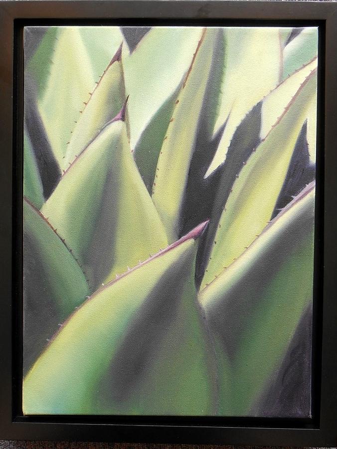 Hojas de Agave Painting by Sandi Snead
