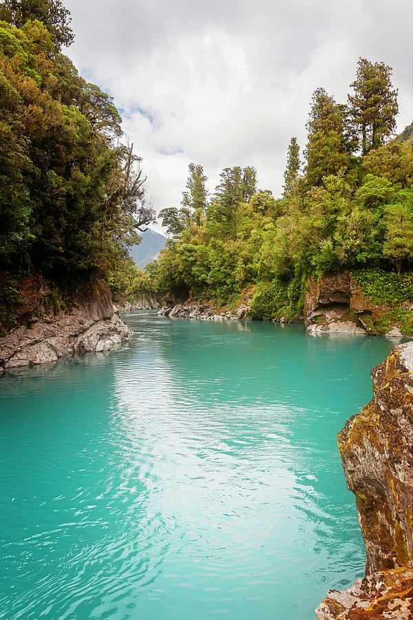 Landscape Photograph - Hokitika Gorge New Zealand III by Joan Carroll