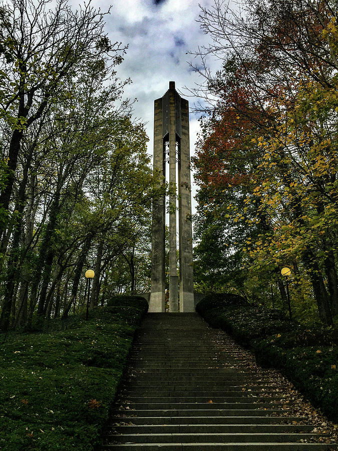 Holcomb Gardens Photograph - Holcomb Carillon at Butler University by Mr Other Me Photography DanMcCafferty