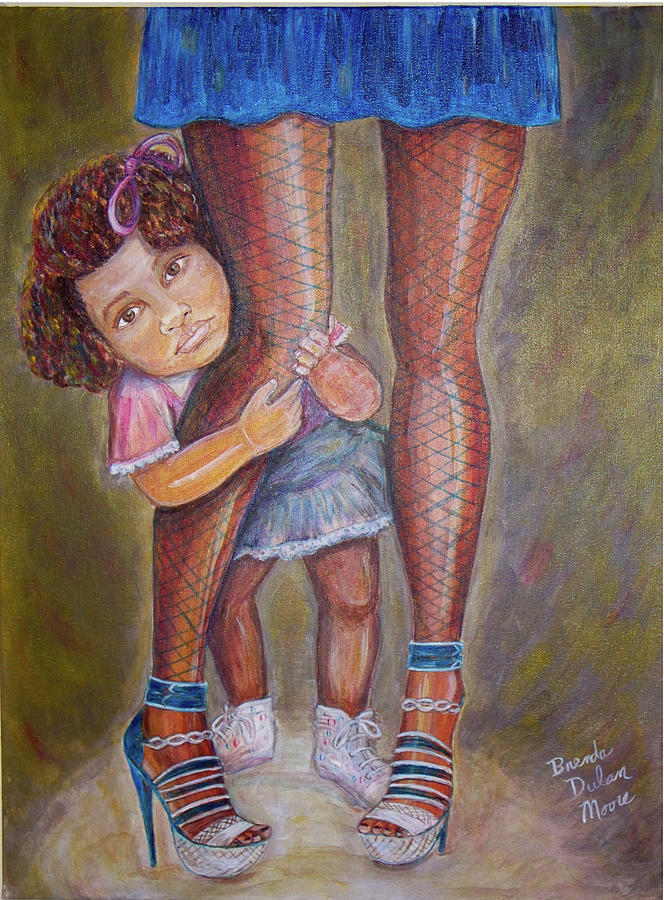Hold Me Down Painting by Brenda Dulan Moore