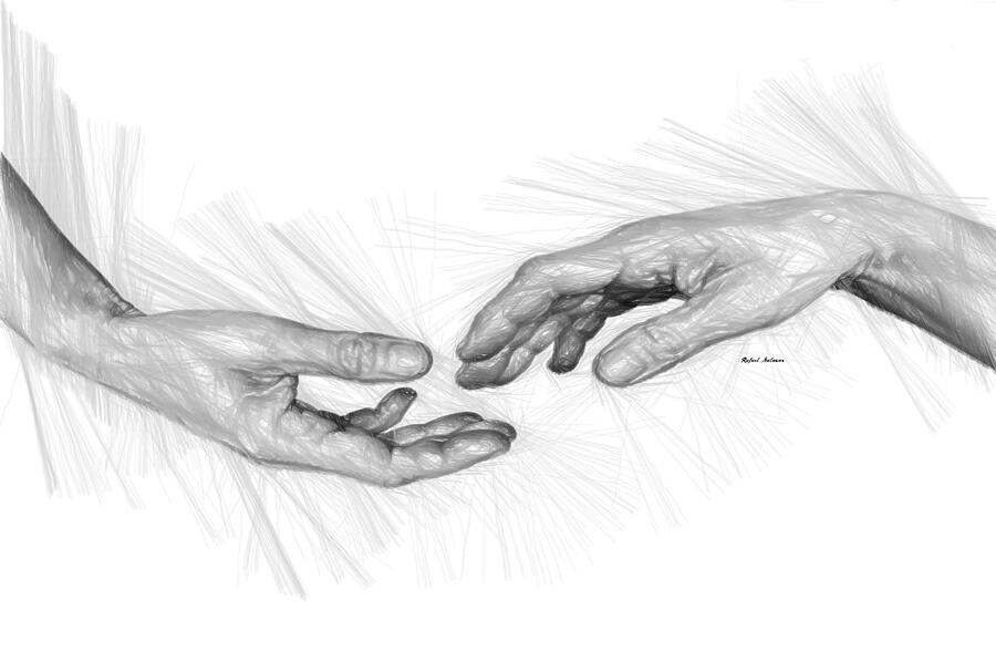 Hold My Hand Digital Art by Rafael Salazar