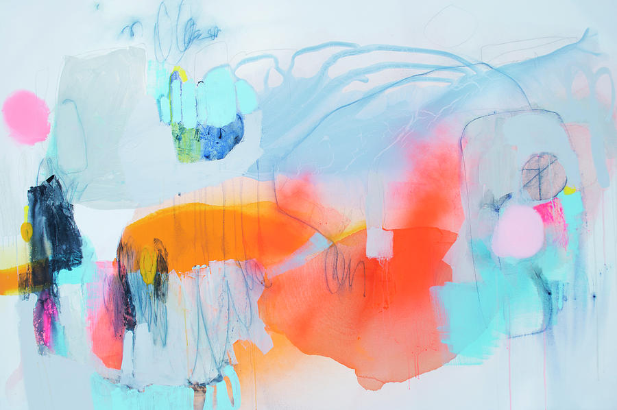 Abstract Painting - Hold Out by Claire Desjardins