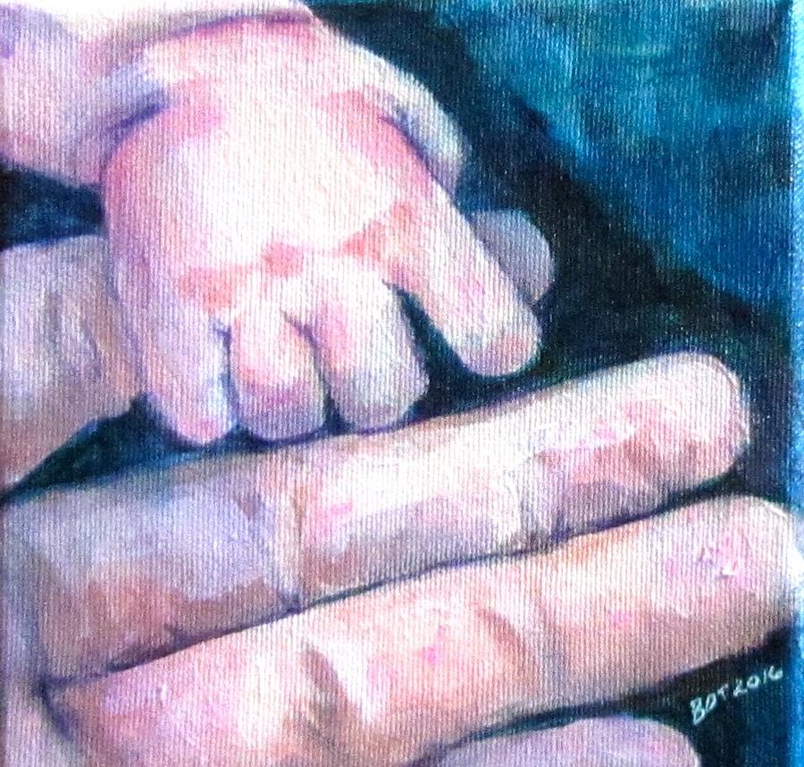 Hold Tight Painting by Barbara OToole